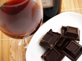 Schokolade und Wein